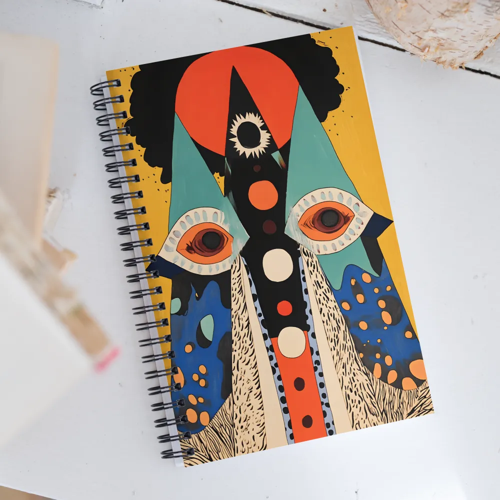 Visages of Vibrancy | Spiral Notebook