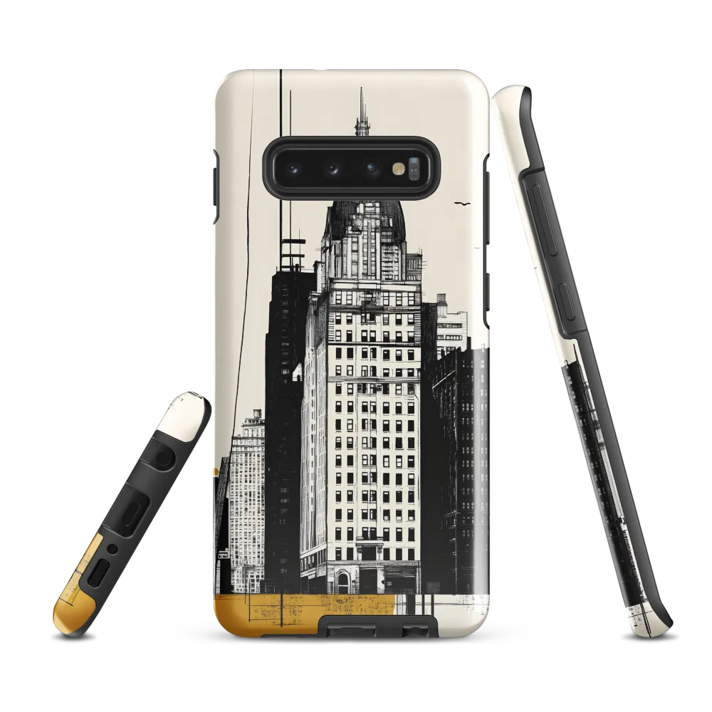 Urban Elegance: A Modern Cityscape | Phone Case |  S10 Plus | Tough Case | Glossy