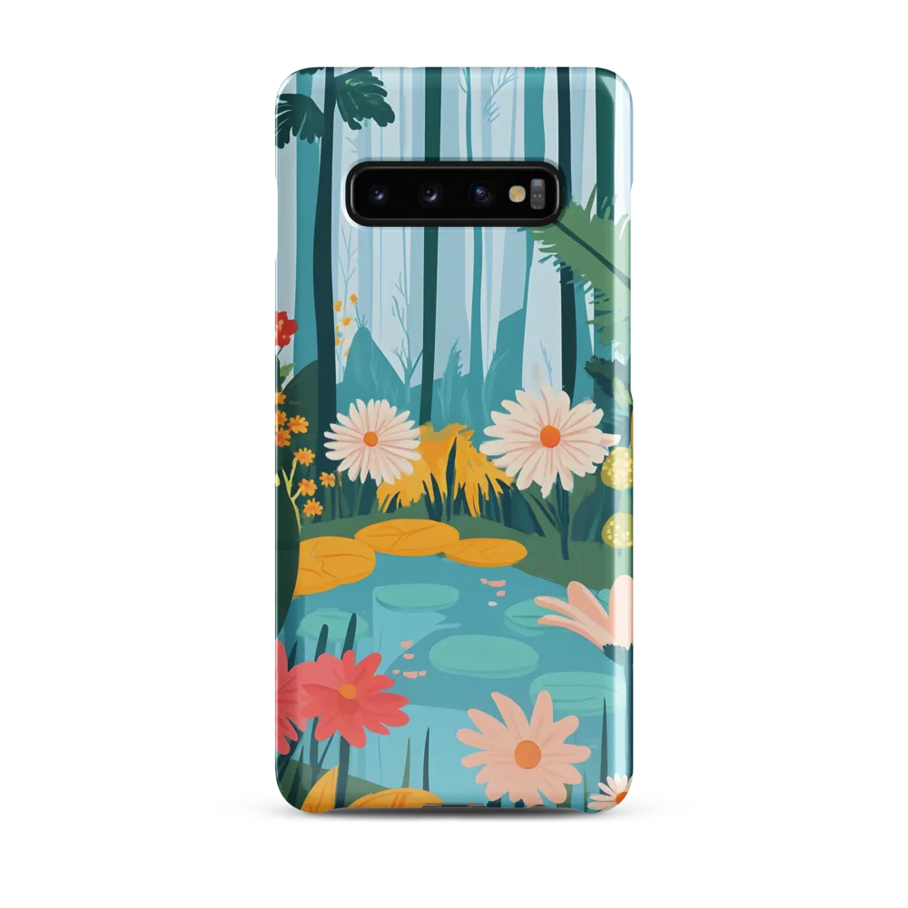 Serenity in Bloom | Phone Case |  S10 Plus | Snap Case | Glossy