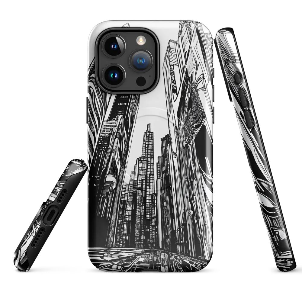 Urban Echoes: A Line Art Journey
