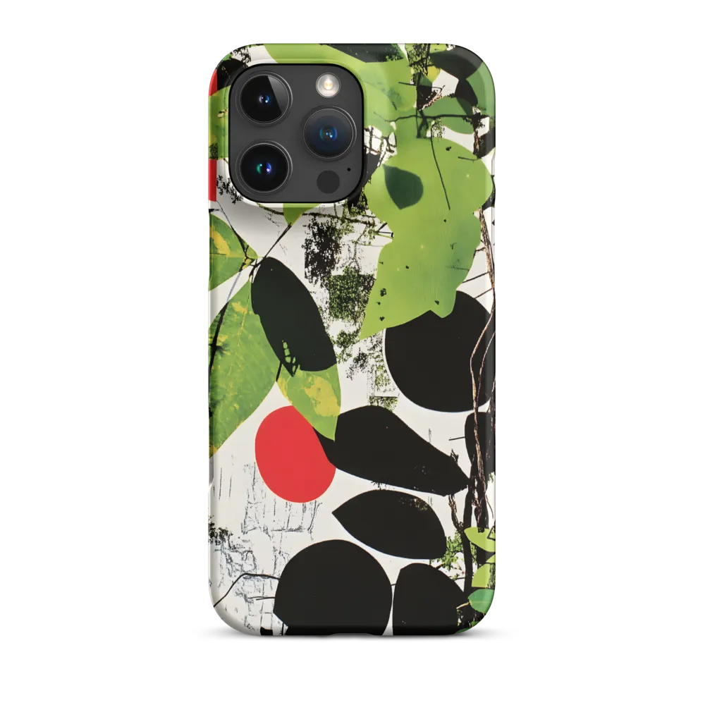 Nature's Geometry: A Contemporary Collage | Phone Case |  16 Pro Max | Snap Case | Matte