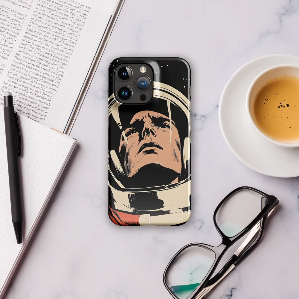 Gaze of the Astronaut | Phone Case |  15 Pro Max | Snap Case | Glossy