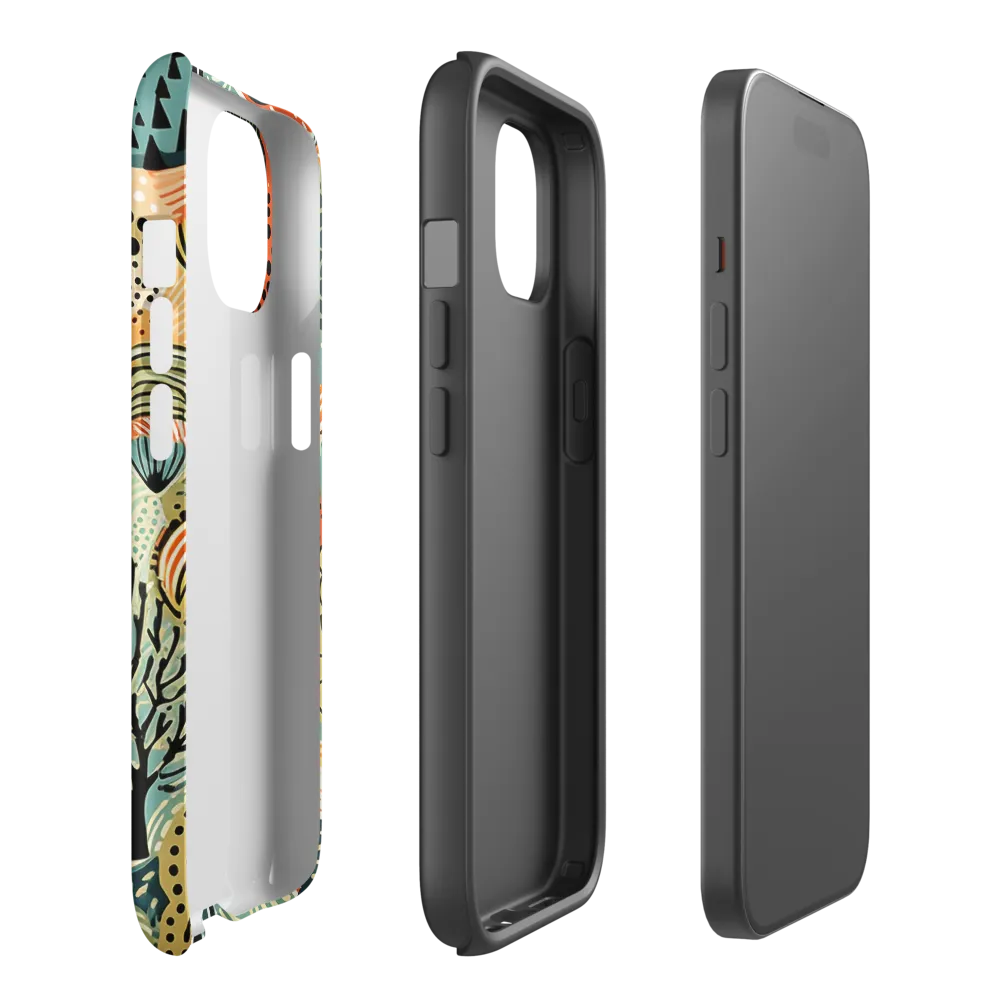 Whimsical Forest Patterns | Phone Case |  15 | Tough Case | Matte