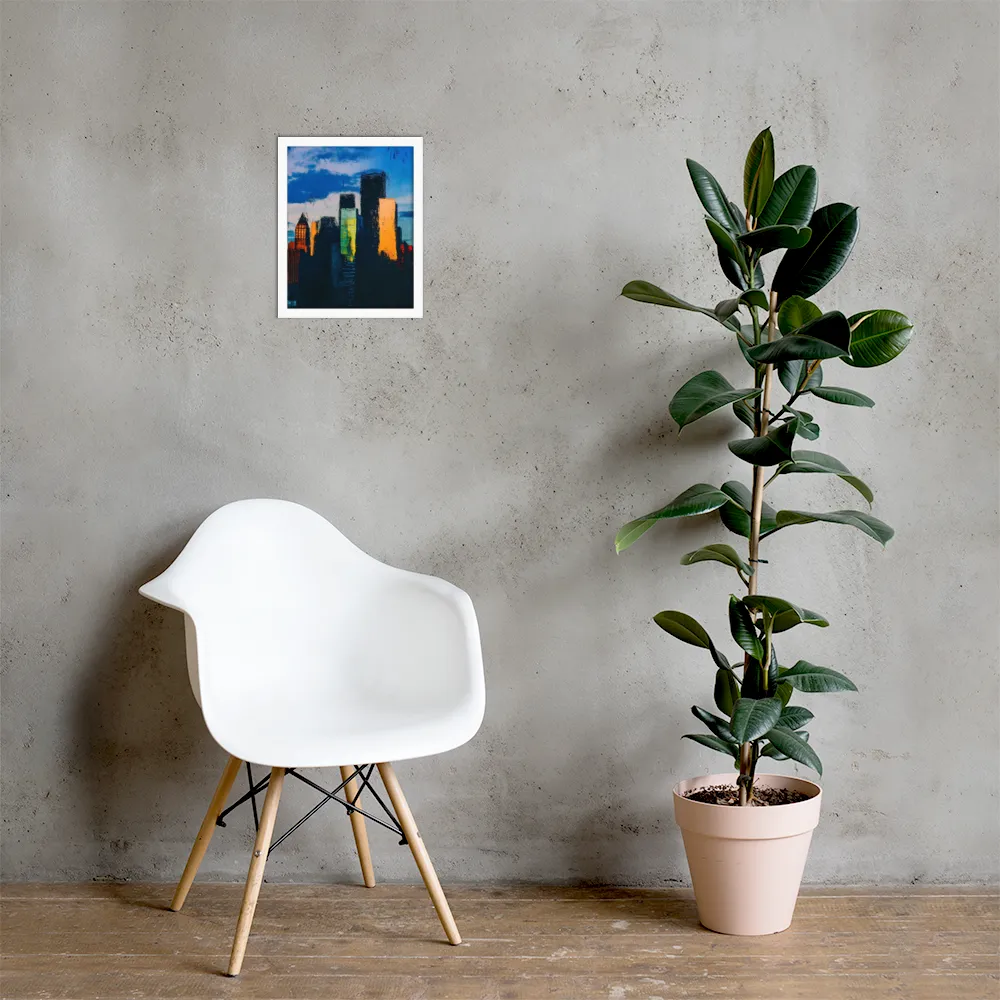Reflections of Tranquility | Poster with White Frame | 11″×14″