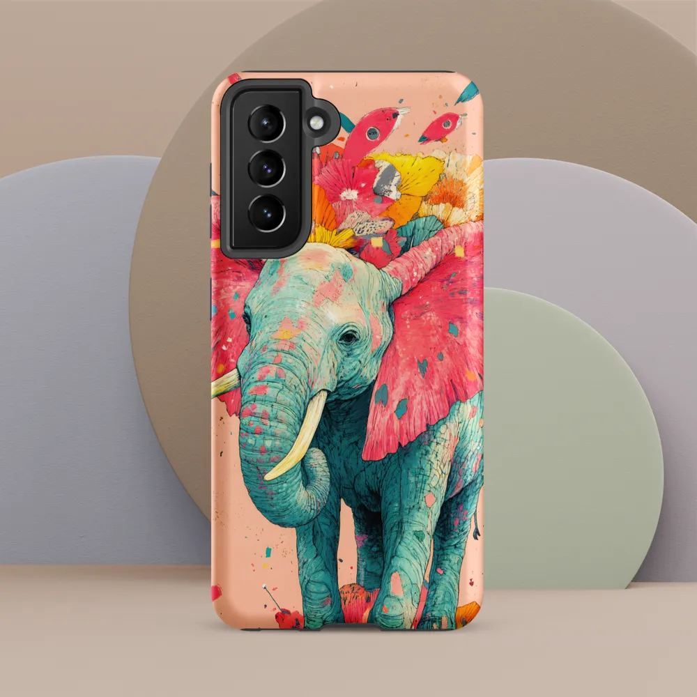 Whimsical Elegance: The Floral Elephant
