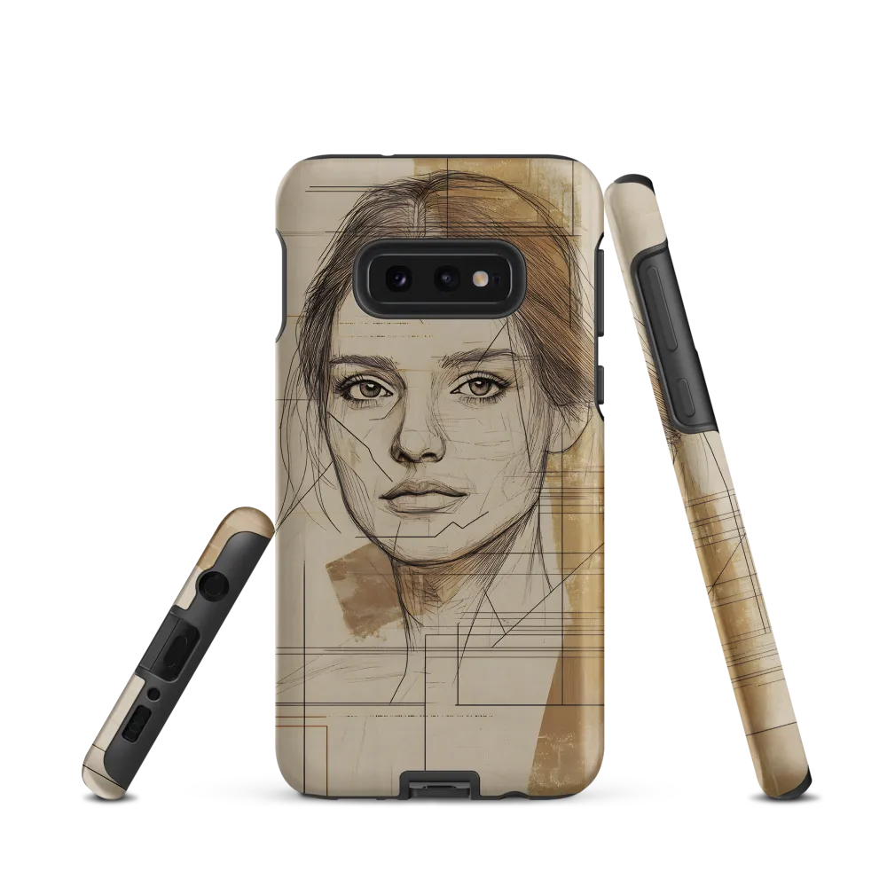 Geometric Elegance: A Modern Portrait