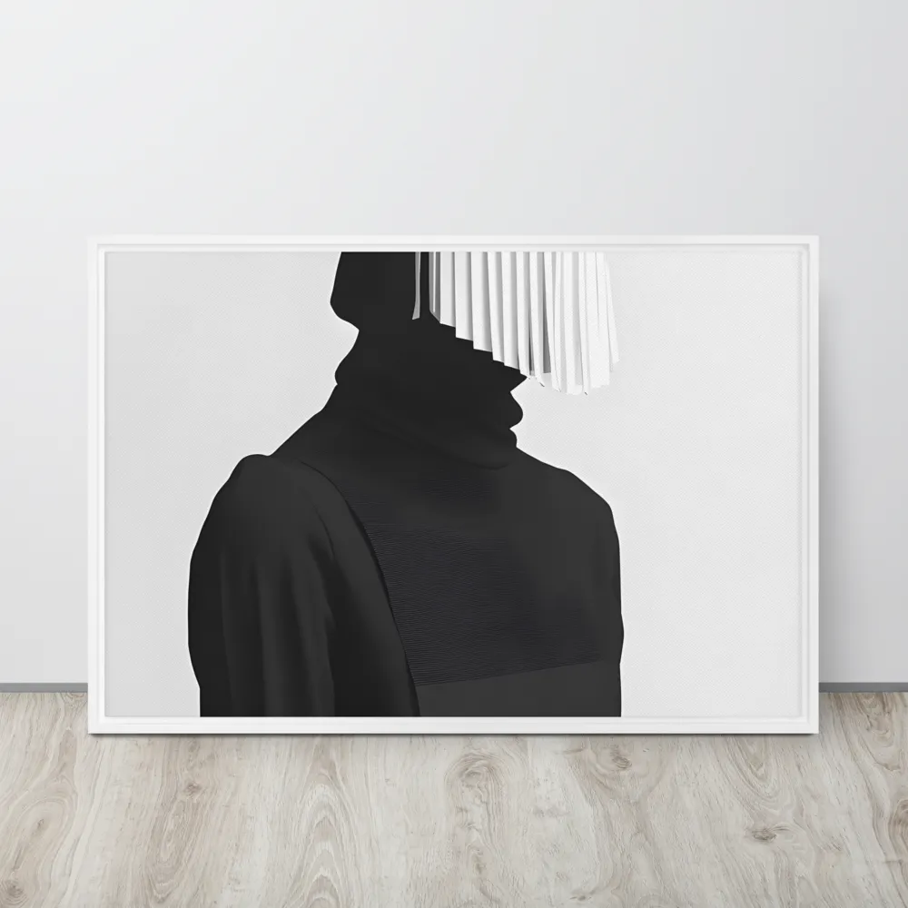 Veil of Mystery | Canvas with White Frame | 24″×36″