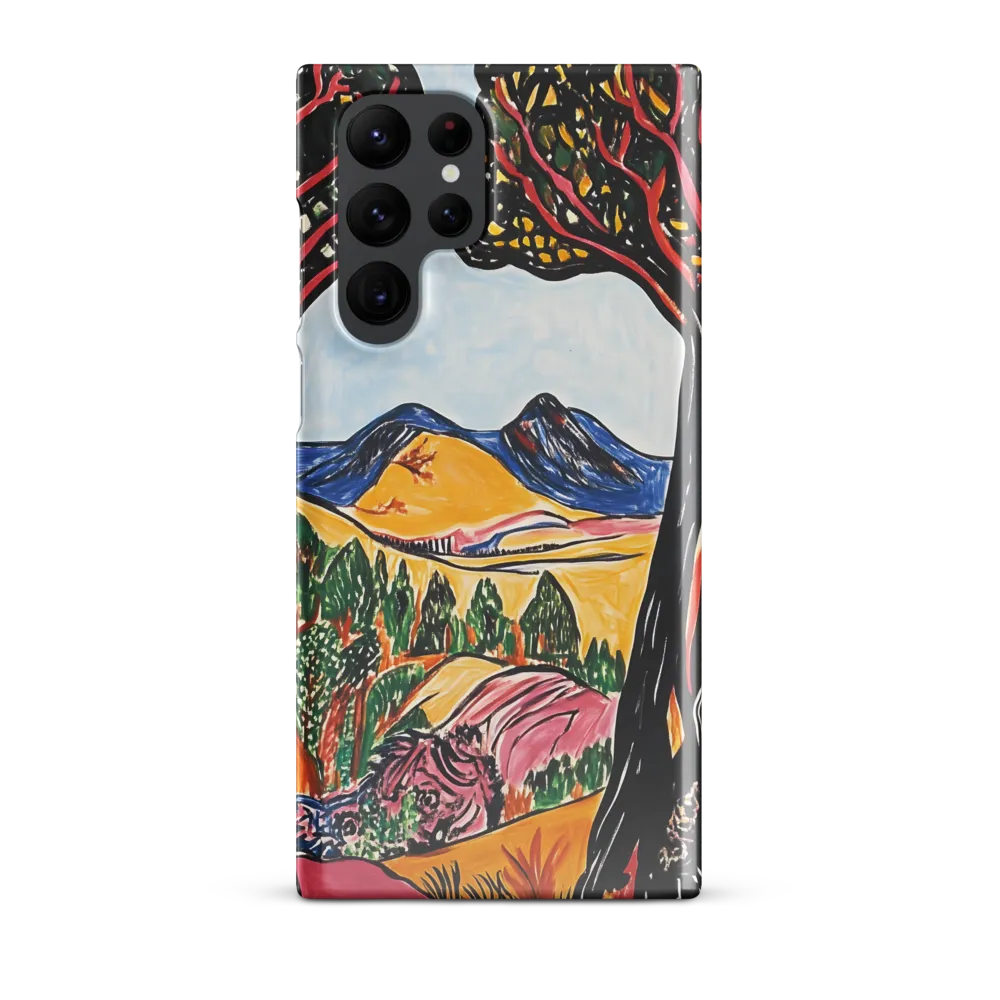 Vibrant Nature's Embrace | Phone Case |  S22 Ultra | Snap Case | Glossy
