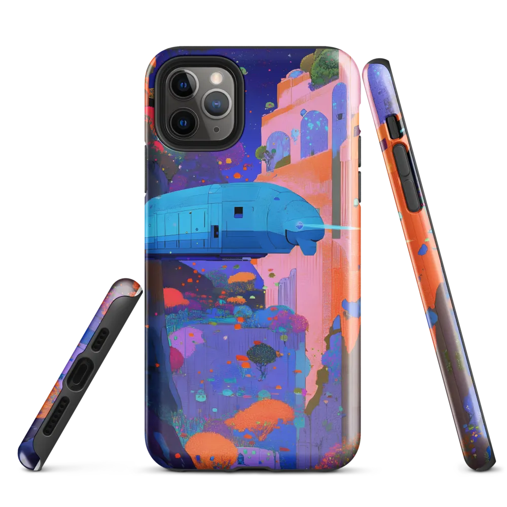 Journey Through a Technicolor Dreamscape | Phone Case |  11 Pro Max | Tough Case | Glossy