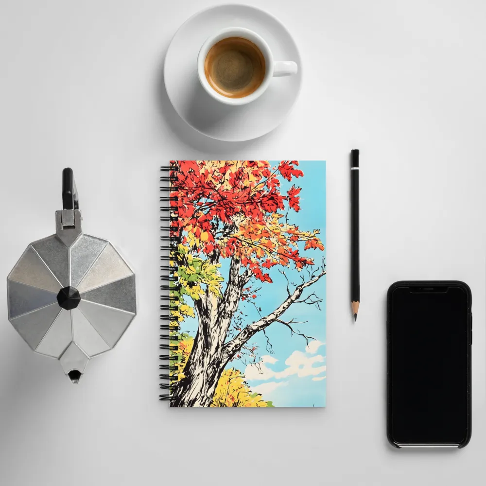 Autumn's Embrace | Spiral Notebook