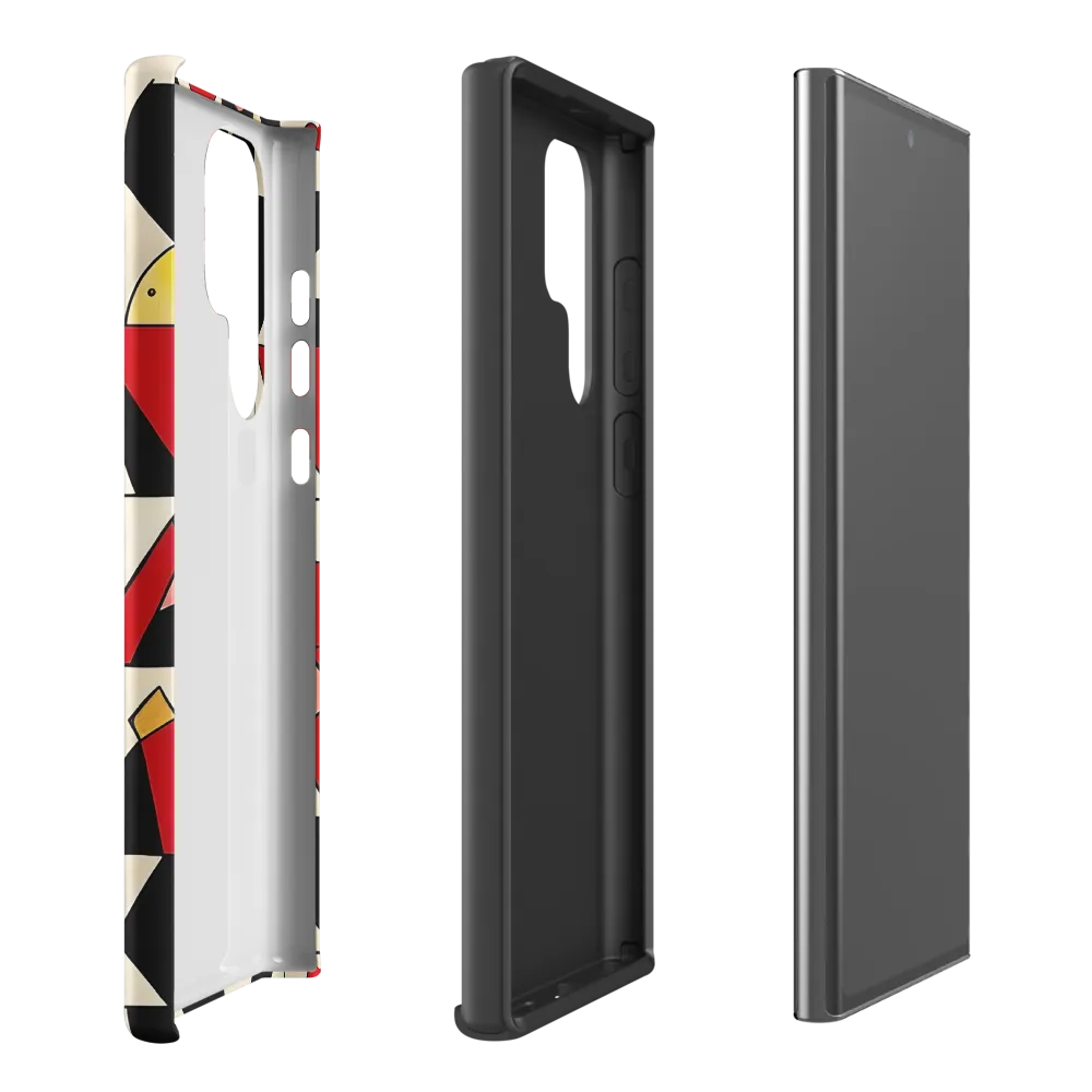 Dynamic Geometric Harmony | Phone Case |  S22 Ultra | Tough Case | Matte