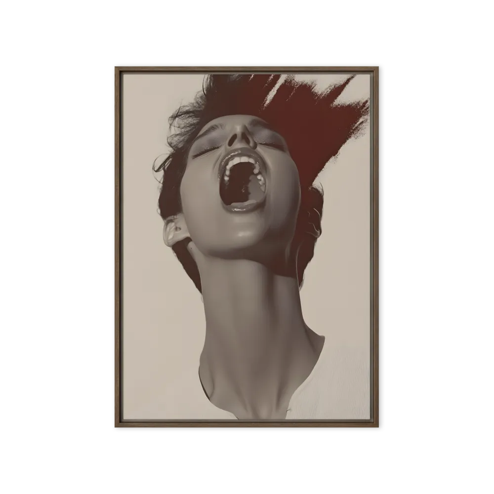 Echoes of Emotion | Canvas with Brown Frame | 20″×28″