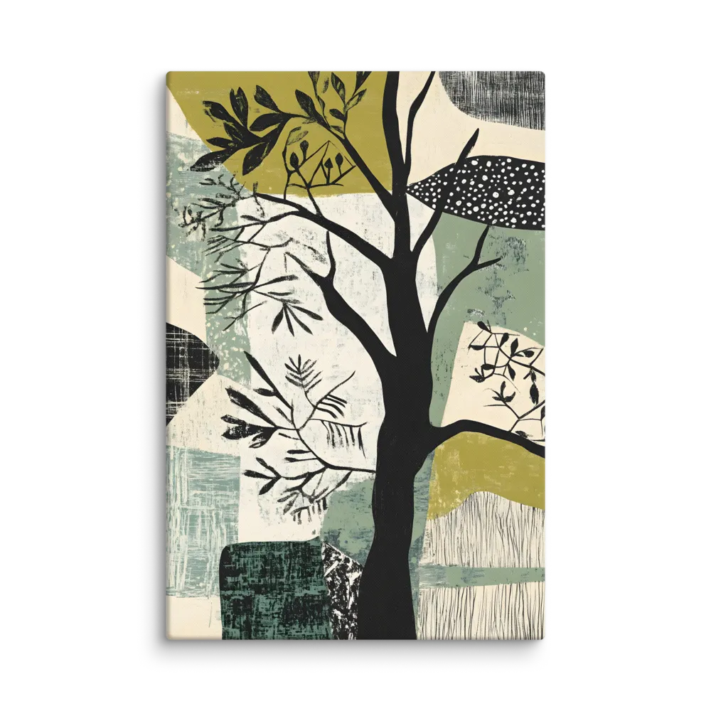 Nature's Abstract Silhouette | Canvas | 32″×48″