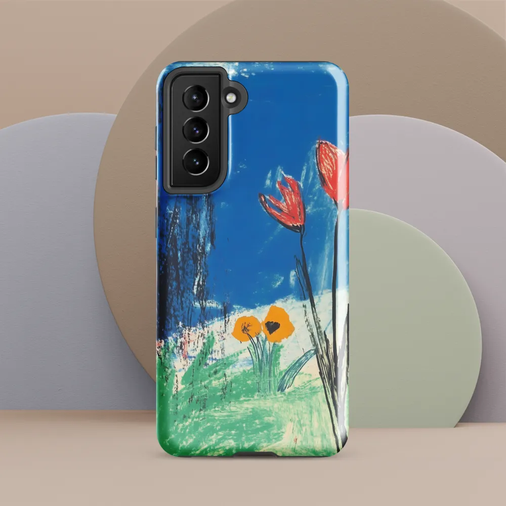 Joyful Blossoms in Blue