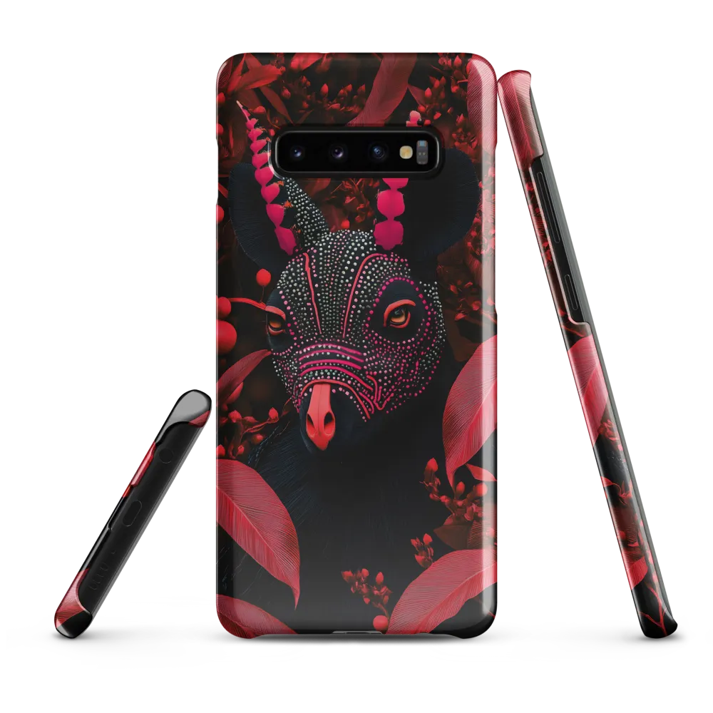 Mystique in Red | Phone Case |  S10 Plus | Snap Case | Glossy