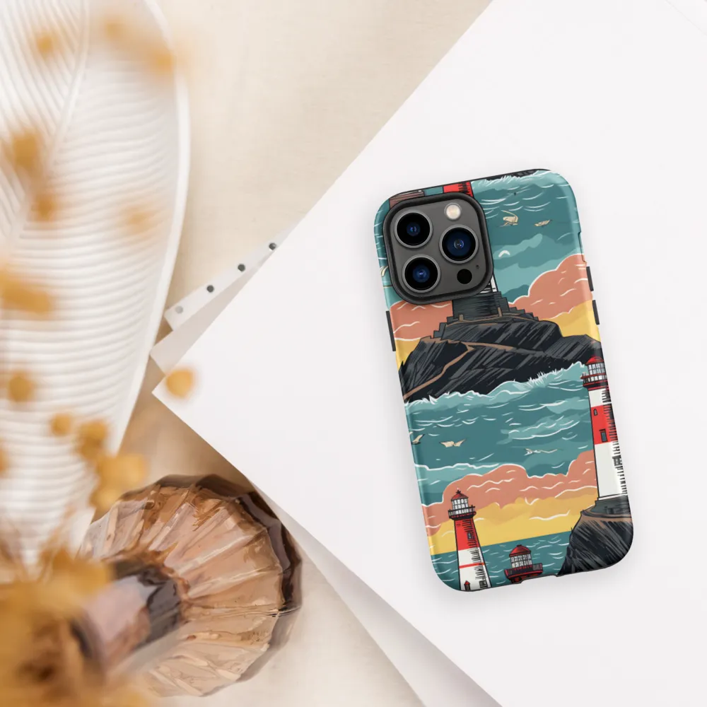 Lighthouses in a Whimsical Ocean