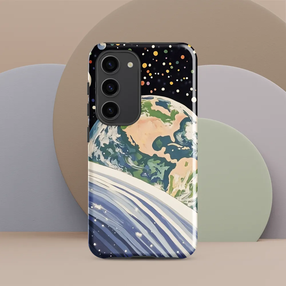Celestial View: A Surreal Journey Through Space