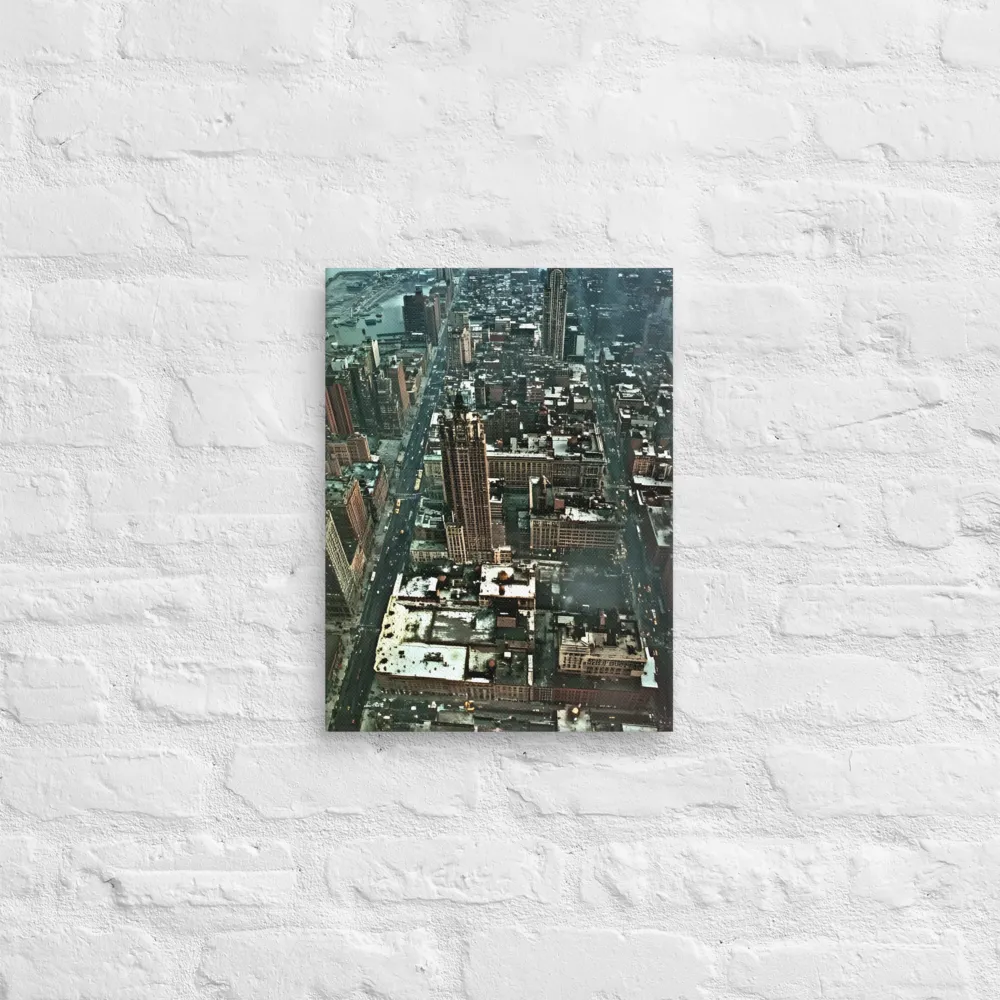 Aerial Symphony of Urban Life | Canvas | 12″×16″