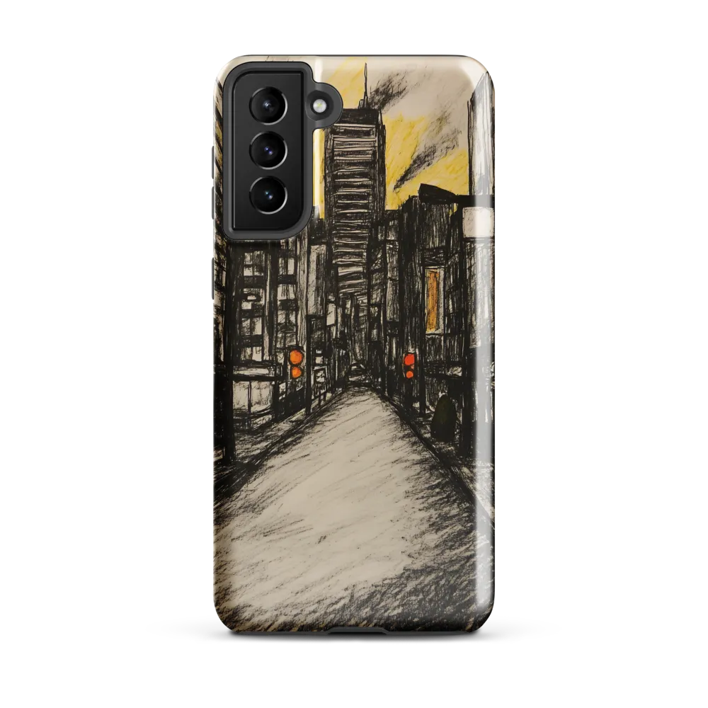 Cityscape of Solitude | Phone Case |  S21 Plus | Tough Case | Glossy