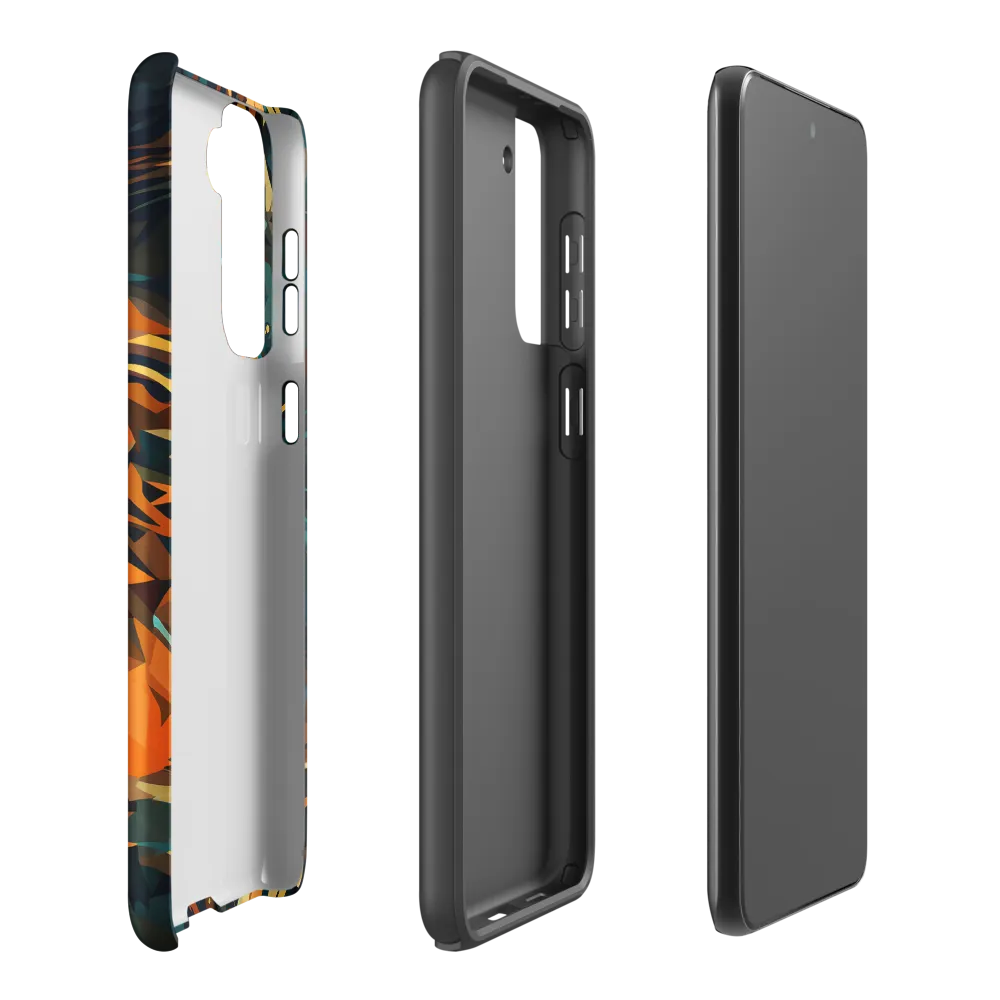 Wild Symphony: Abstract Tigers | Phone Case |  S21 Plus | Tough Case | Matte