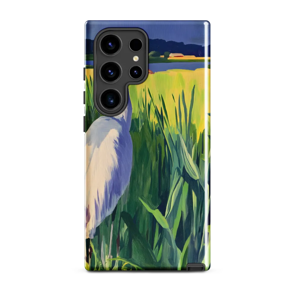 Graceful Presence: The Heron in the Meadow