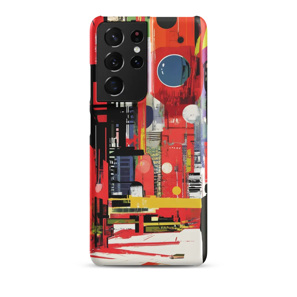 Urban Echoes: A Futuristic Reverie | Phone Case |  S21 Ultra | Snap Case | Matte