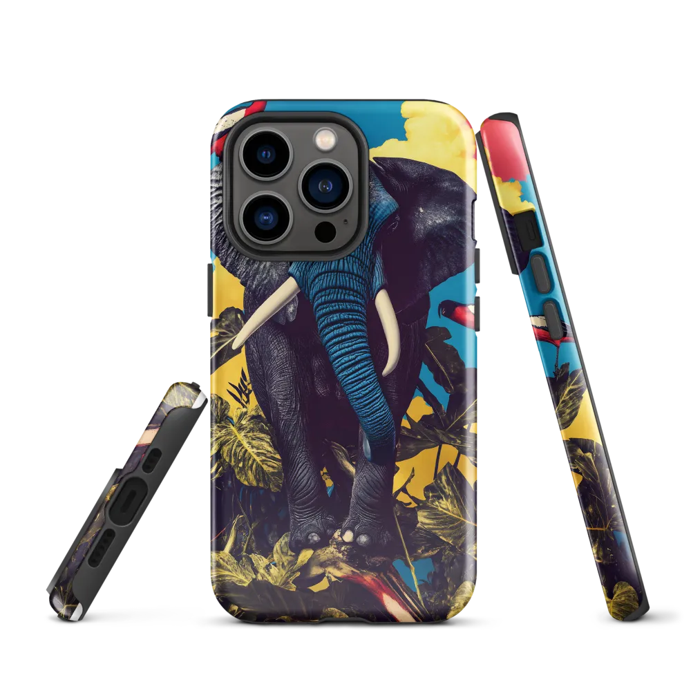 Elephant Dreams in Vibrant Colors | Phone Case |  13 Pro | Tough Case | Glossy