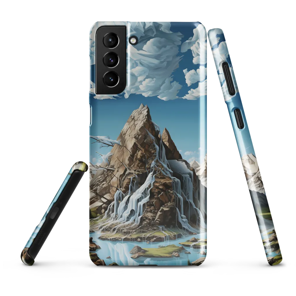 Majestic Cascade: A Mountain Masterpiece