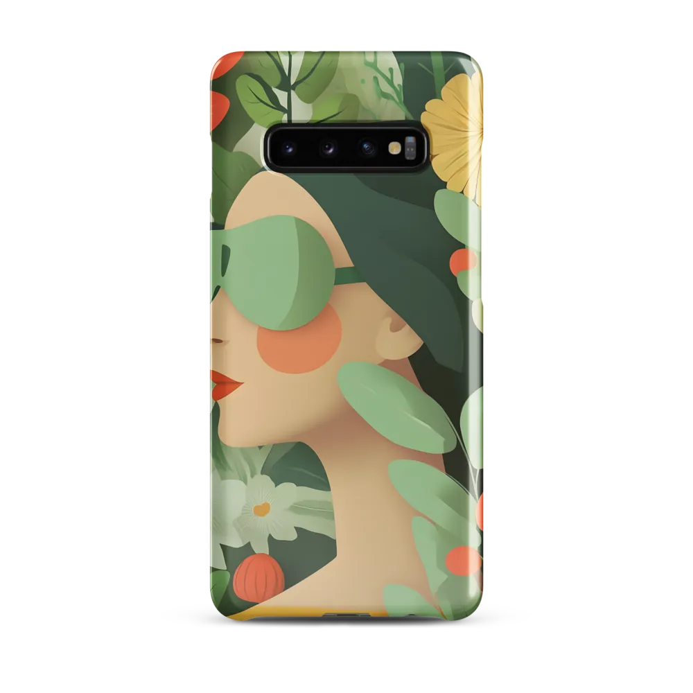 Nature's Serenity: A Modern Portrait | Phone Case |  S10 Plus | Snap Case | Glossy