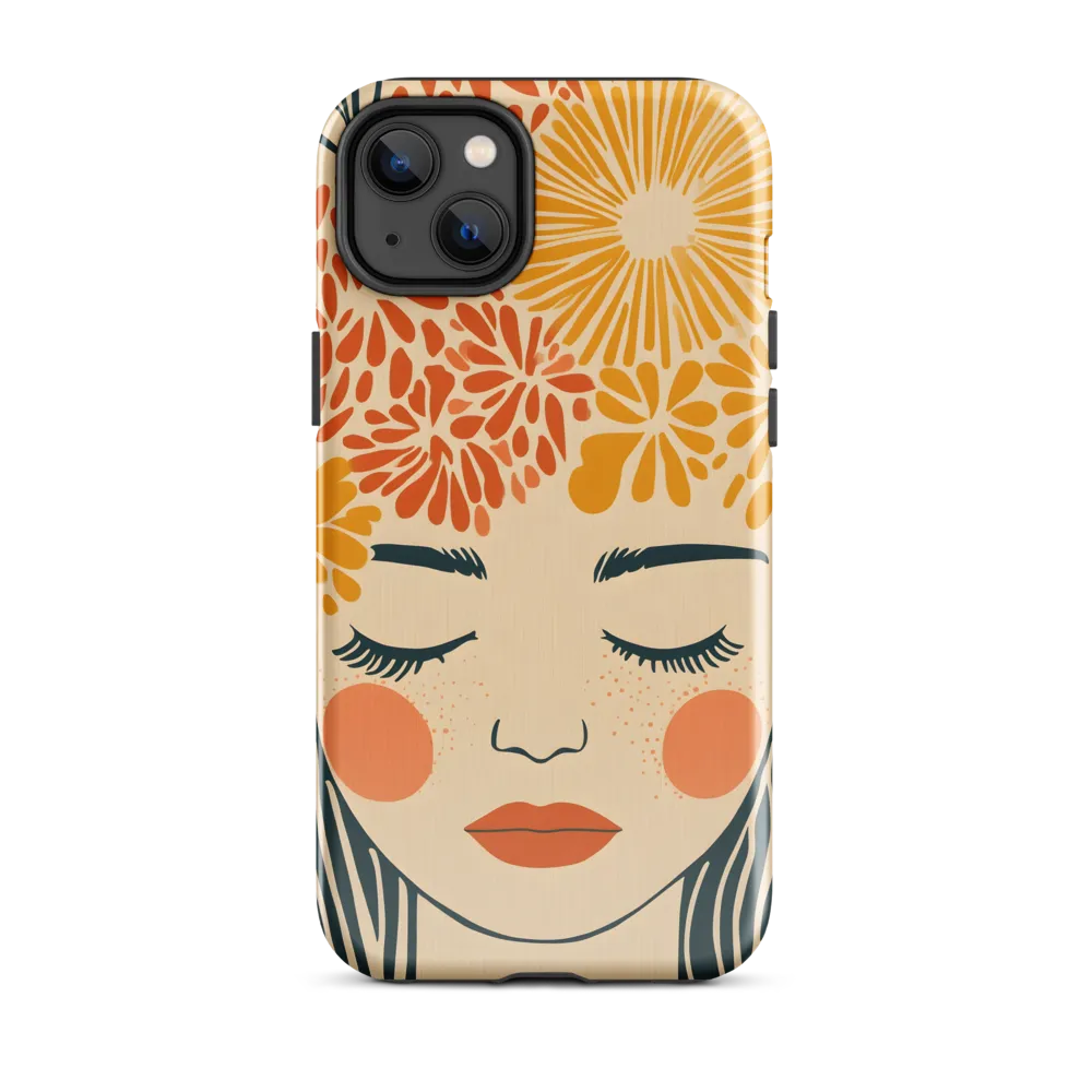Serenity in Bloom | Phone Case |  14 Plus | Tough Case | Glossy