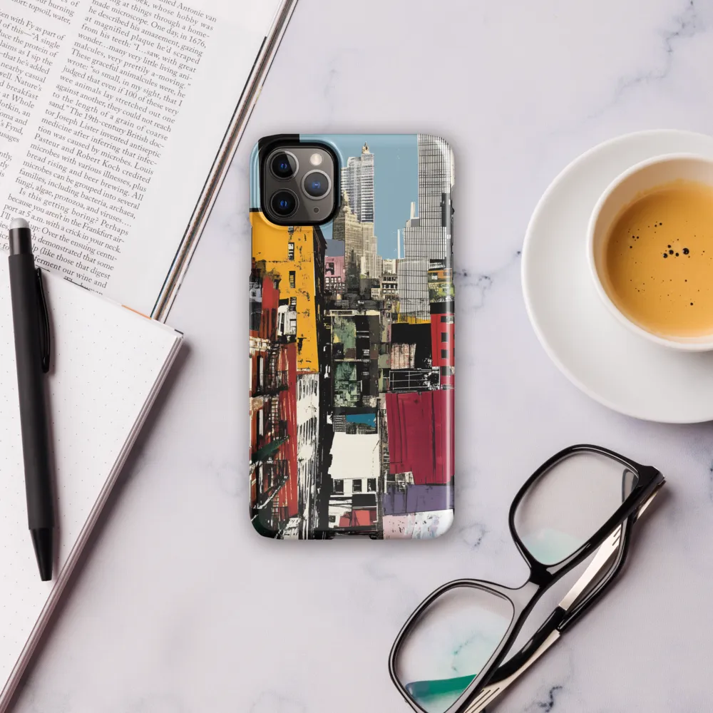 Urban Collage: A Vivid Cityscape | Phone Case |  11 Pro Max | Snap Case | Glossy