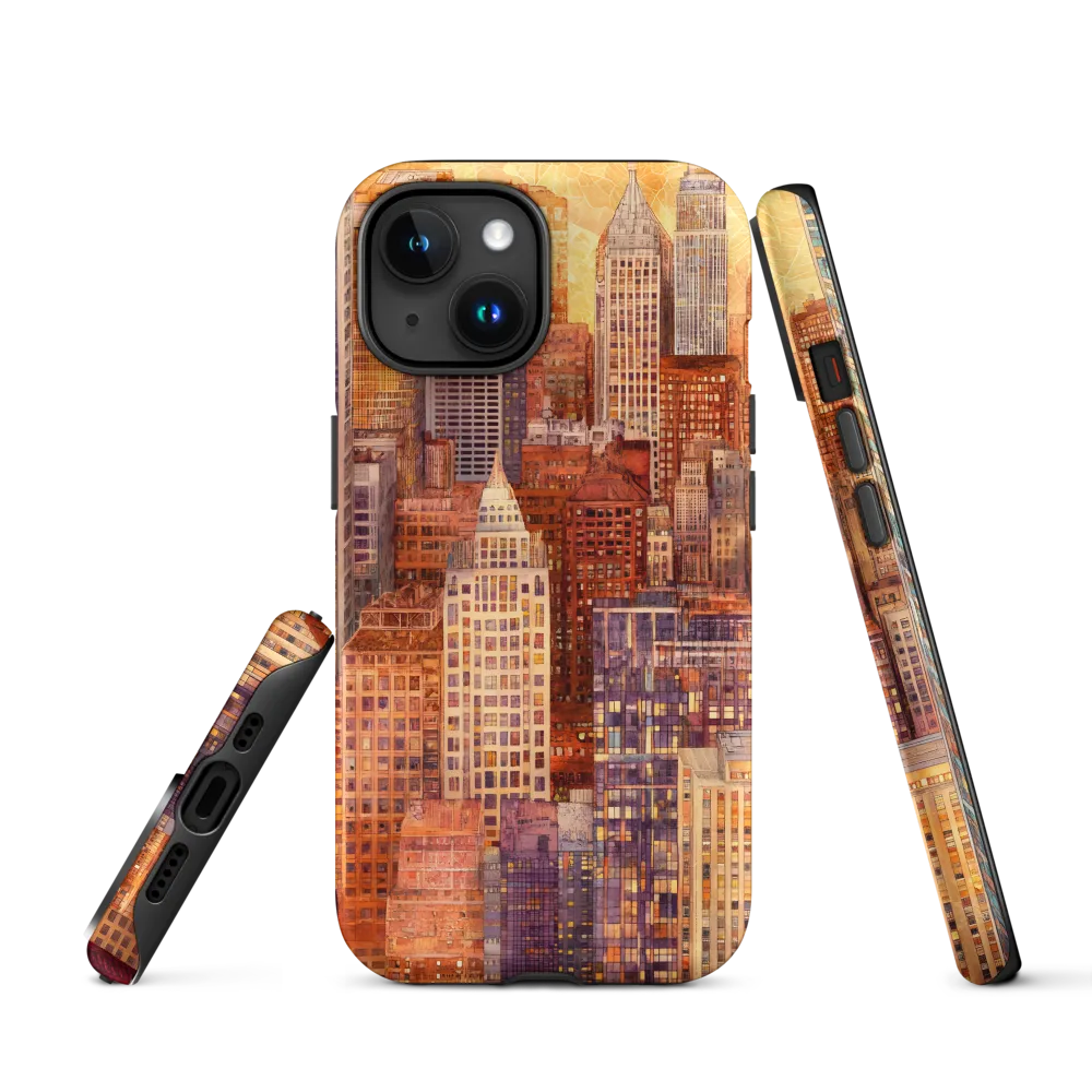 Golden Hour Over the City | Phone Case |  15 | Tough Case | Matte