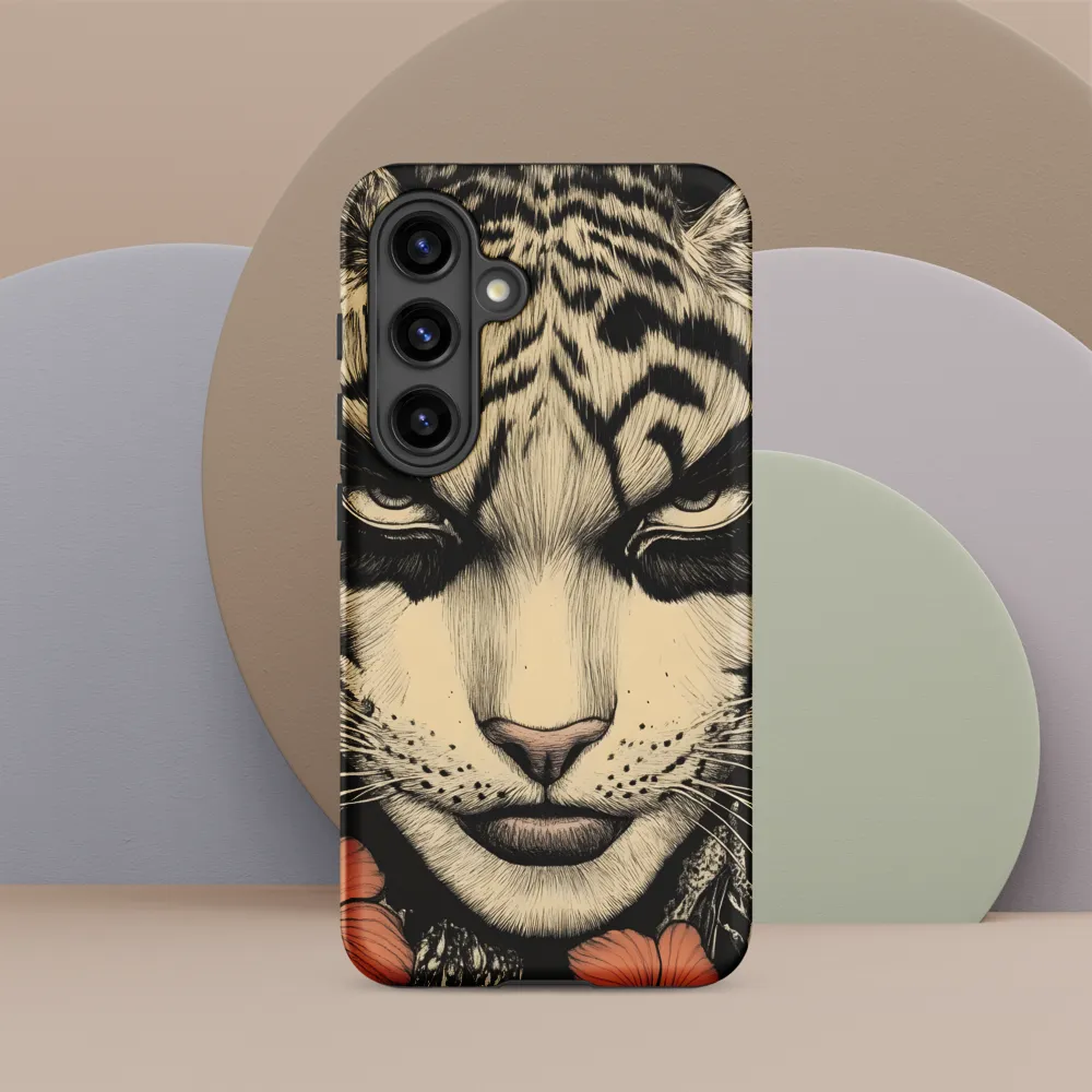 Feline Majesty: The Human-Leopard Connection | Phone Case |  S24 | Tough Case | Matte