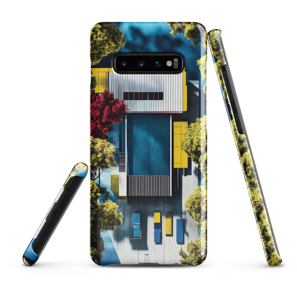 Aerial Harmony: Modernist Serenity | Phone Case |  S10 Plus | Snap Case | Glossy