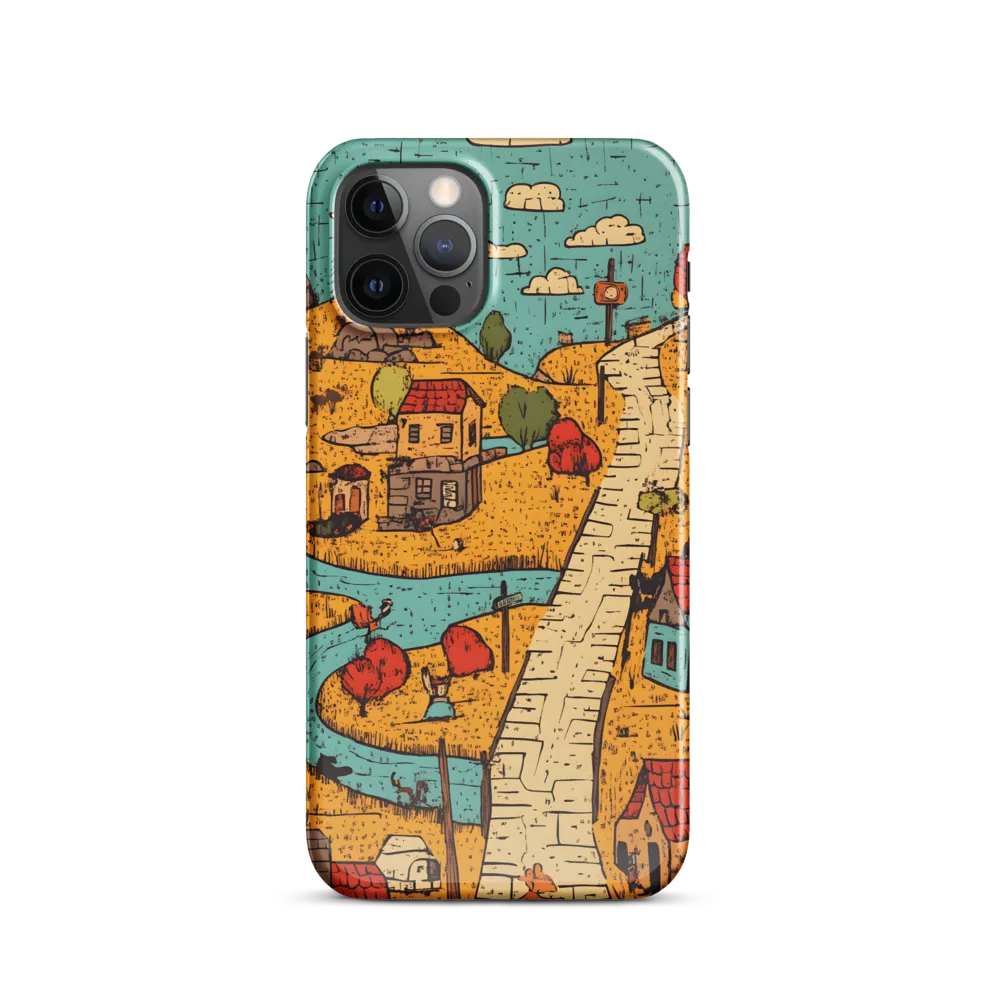 Whimsical Village Landscape