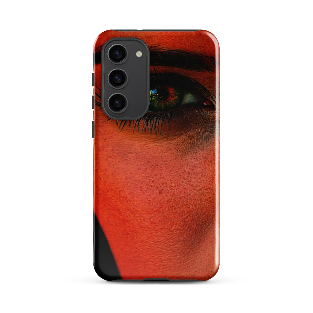 Gaze of Intensity | Phone Case |  S23 Plus | Tough Case | Glossy