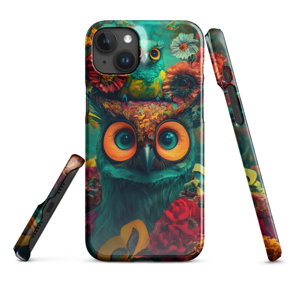 Majestic Harmony: The Floral Owl