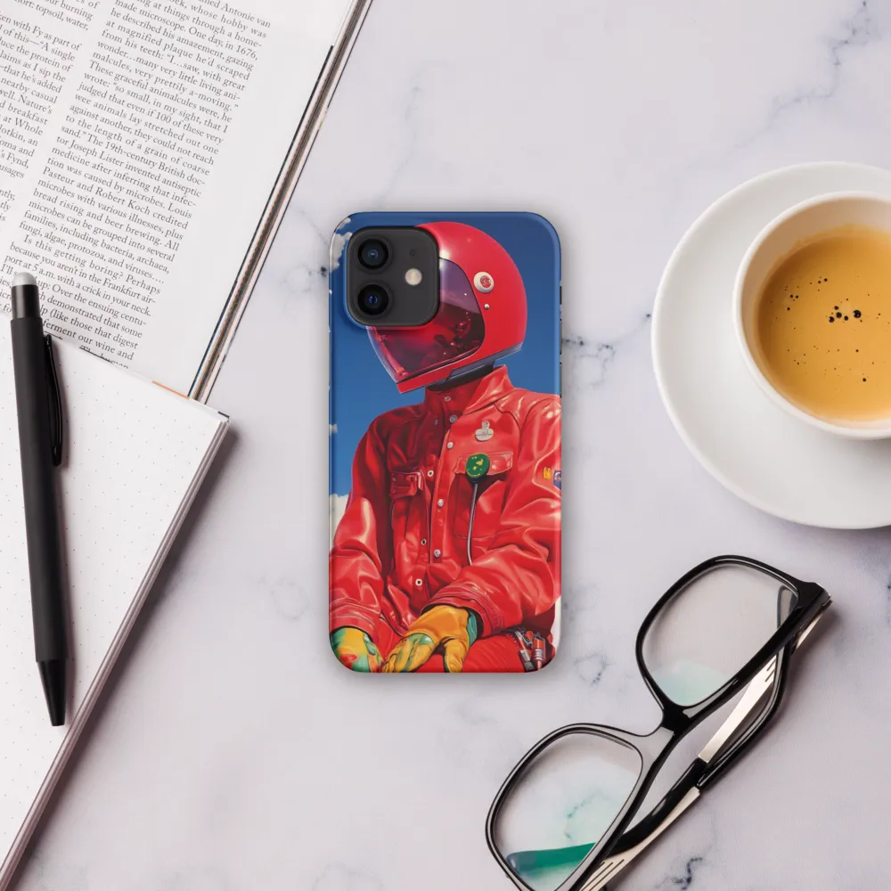 Astronaut in Crimson
