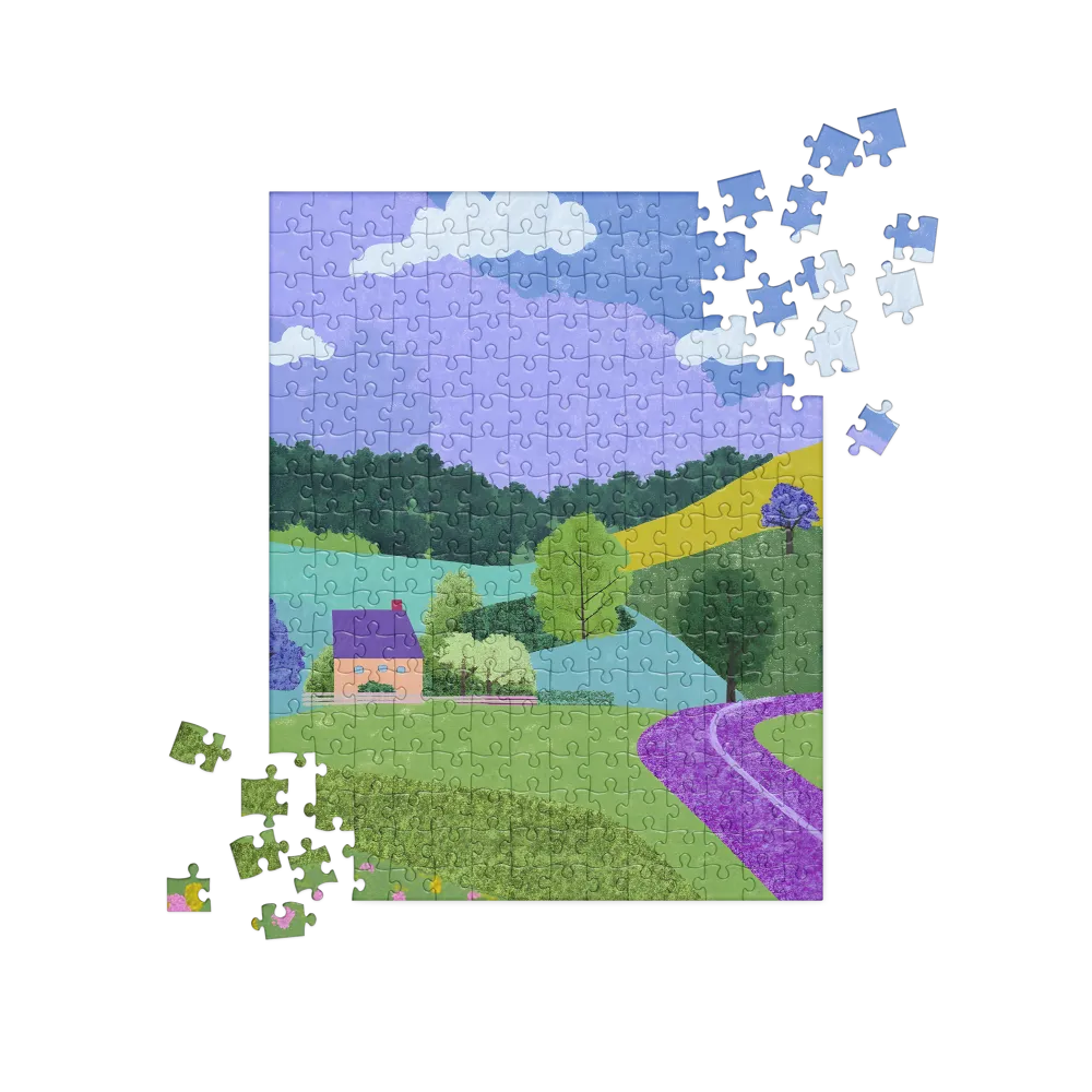 Whispers of a Serene Landscape | Jigsaw Puzzle | 252/520 pieces