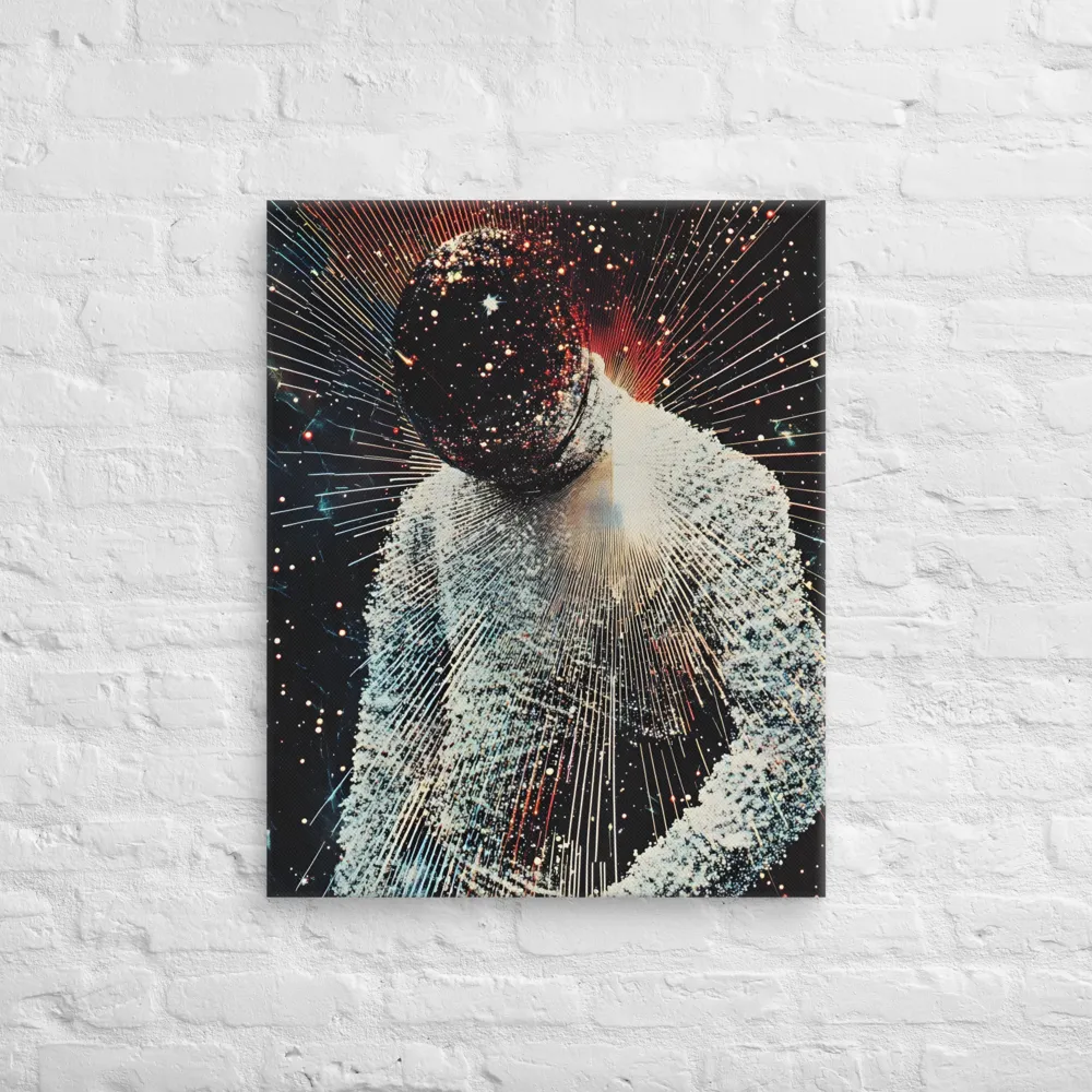 Ethereal Astronaut: A Journey Through the Cosmos | Canvas | 24″×30″