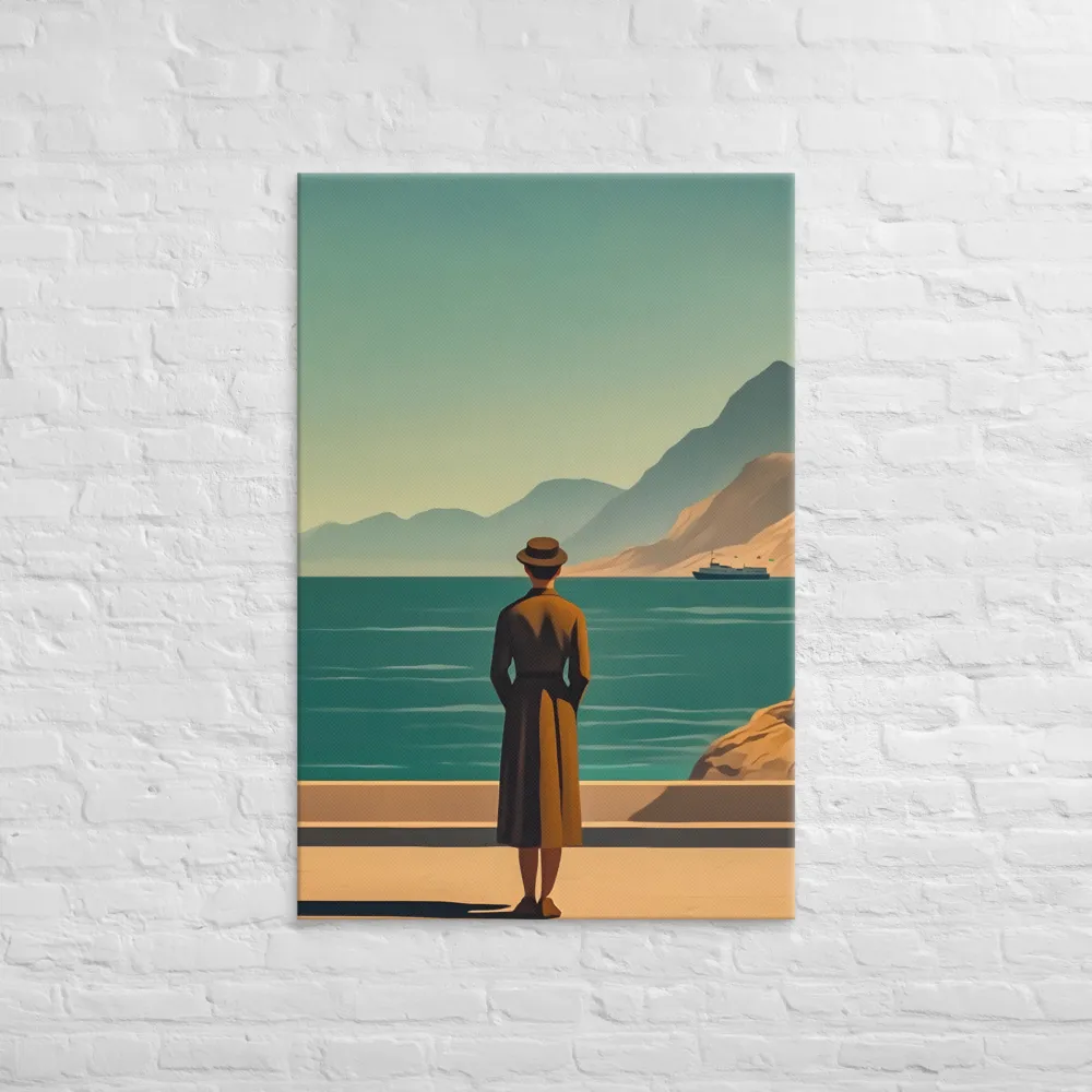 Solitude by the Sea | Canvas | 32″×48″