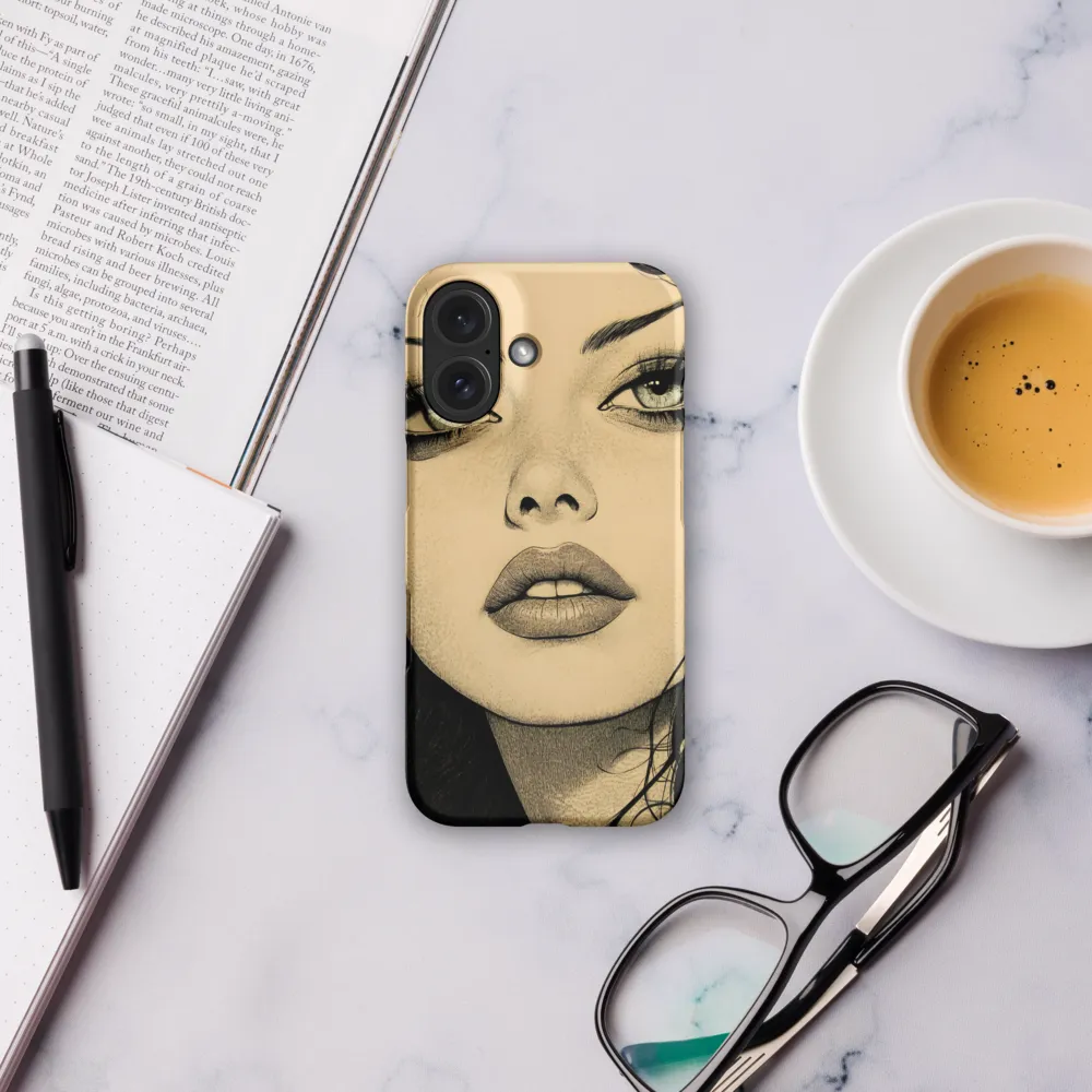 Enigmatic Gaze | Phone Case |  16 | Snap Case | Matte