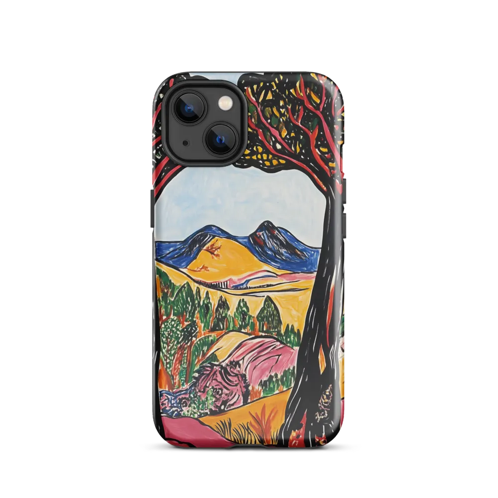 Vibrant Nature's Embrace | Phone Case |  13 | Tough Case | Glossy