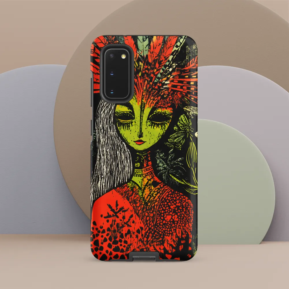 Mystical Flora: A Surreal Portrait
