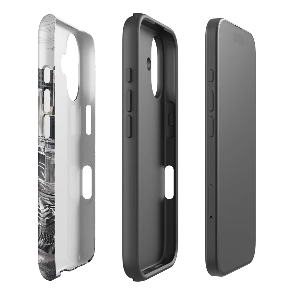 Urban Rhythm in Black and White | Phone Case |  16 | Tough Case | Matte