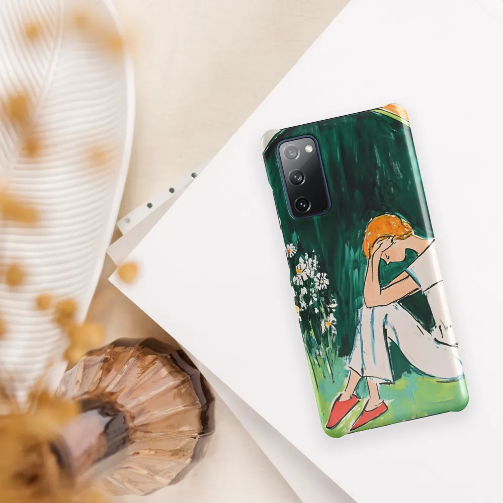Silent Sorrow | Phone Case |  S20 FE | Snap Case | Glossy