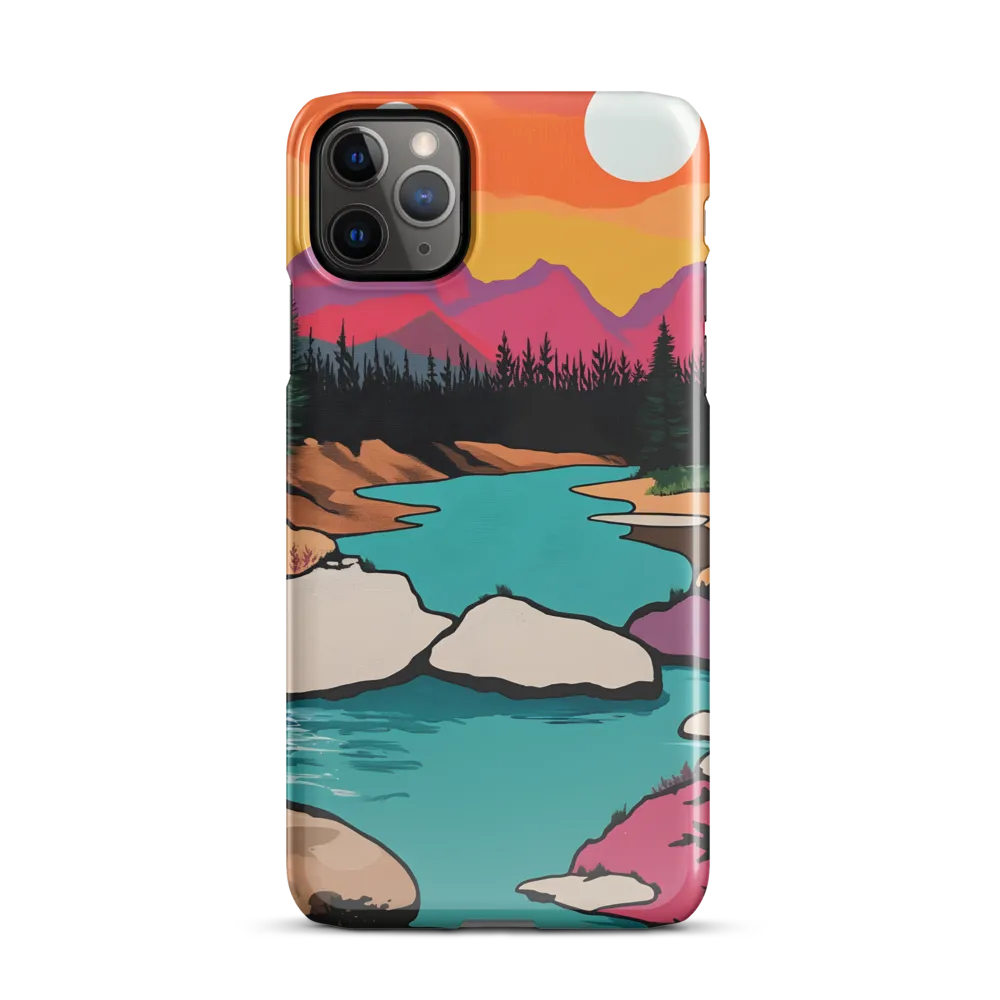 Dual Suns Over Serene Waters | Phone Case |  11 Pro Max | Snap Case | Glossy