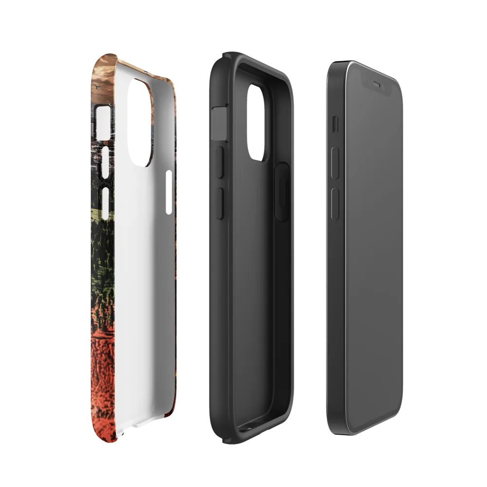 Harmony and Dissonance: A Landscape of Contrasts | Phone Case |  12 mini | Tough Case | Glossy