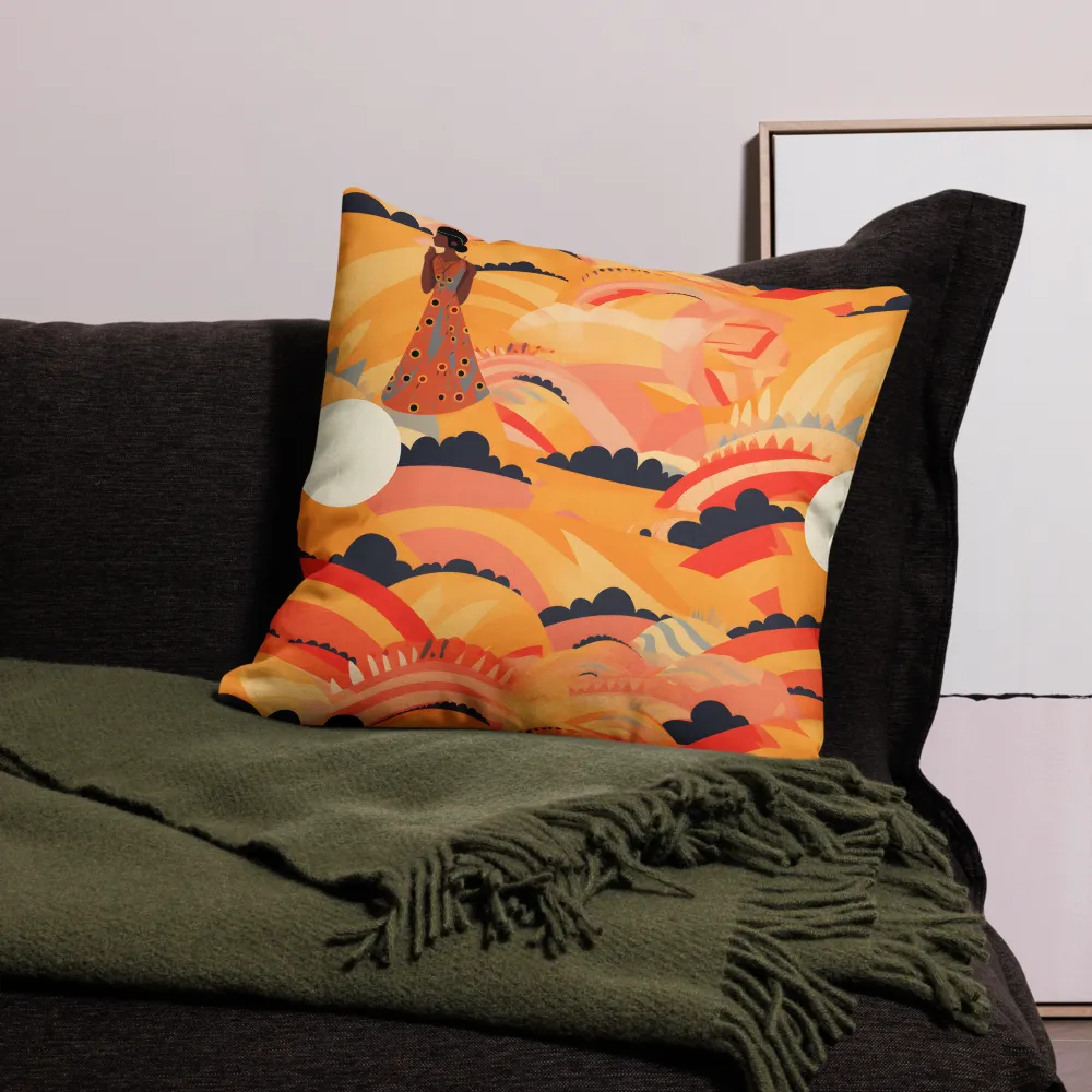 Whispers of the Abstract Horizon | Pillow & Pillow Case | Multiple Sizes