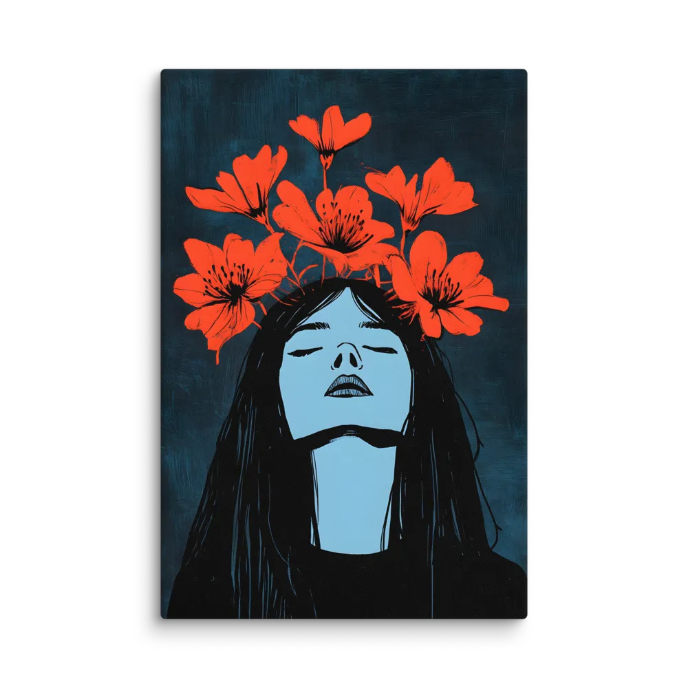 Crowned in Bloom | Canvas | 32″×48″